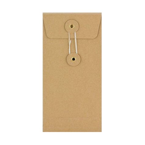 Manilla String And Washer Envelopes Manilla String And Button Envelope