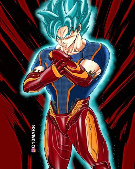 Goku In Ironmans Suit Dragon Ball Super Manga Anime Dragon Ball