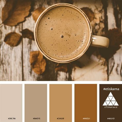 Color Palette Coffee Please Brown Color Palette Website Color