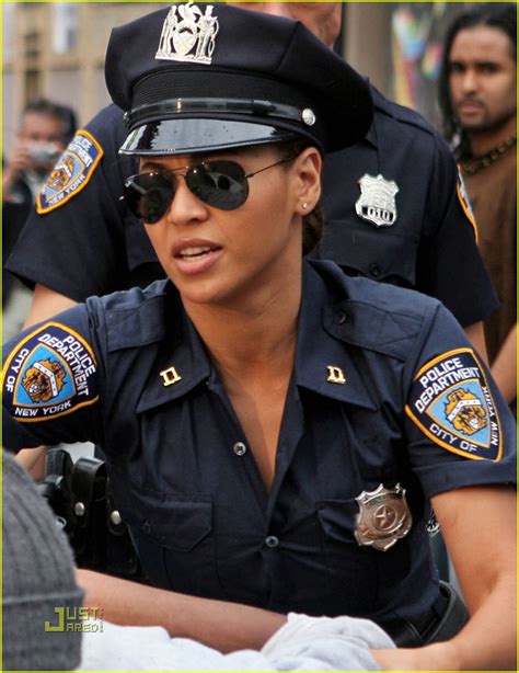 Beyonce Role Plays Police Officer Photo 1426101 Photos Just Jared