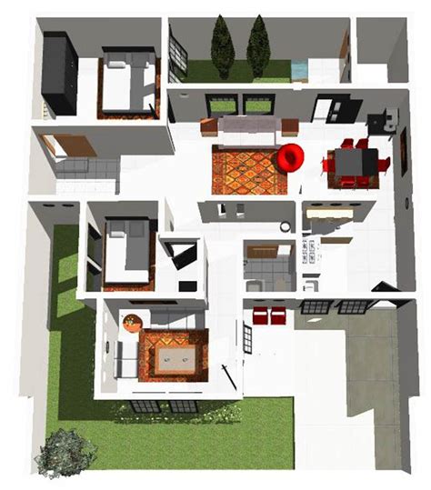 contoh rancangan rumah minimalis desain gambar furniture rumah