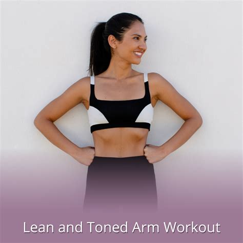 Lean And Toned Arm Workout Rachael Attard