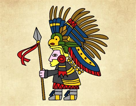 Guerrero Azteca Dibujo Guerrero águila Arte Azteca Diseño Gráfico