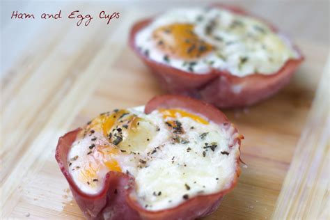 Baked Eggs In Ham Cups Recipe A Healthy Breakfast Egg Meal Lite