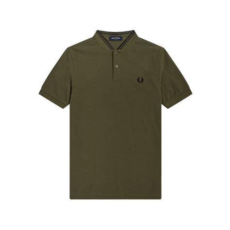 Shop Fred Perry Bomber Collar Polo Shirt Cothing Natterjacks