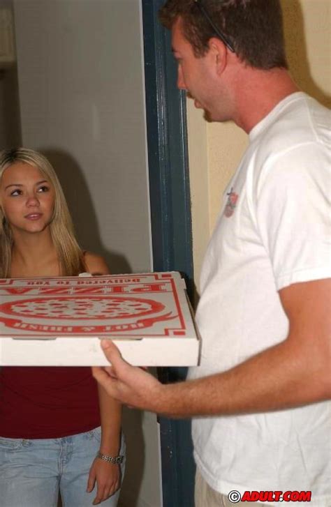 Sexy And Busty Blonde Babe Fucks The Pizza Delivery Guy Porn Pictures