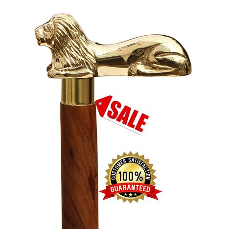 Medieval Replicas 372 Brown Wooden Walking Stick Wood Cane With