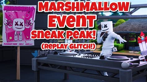Fortnite Marshmallow Event Sneak Peak Youtube