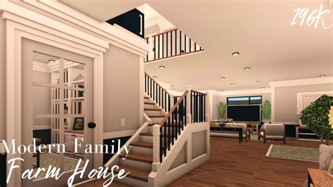 BLOXBURG Modern Family Farm House House Build YouTube