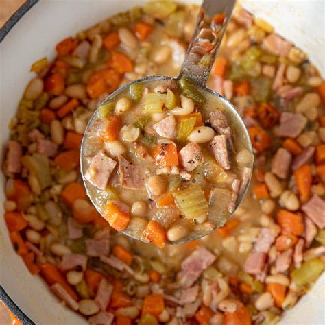 Quick Ham And Bean Soup Recipe Taste Of Home Rezfoods Resep Masakan Indonesia
