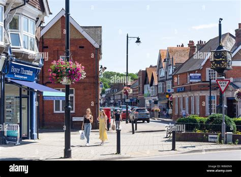 High Street Cobham Surrey England United Kingdom Stock Photo Alamy