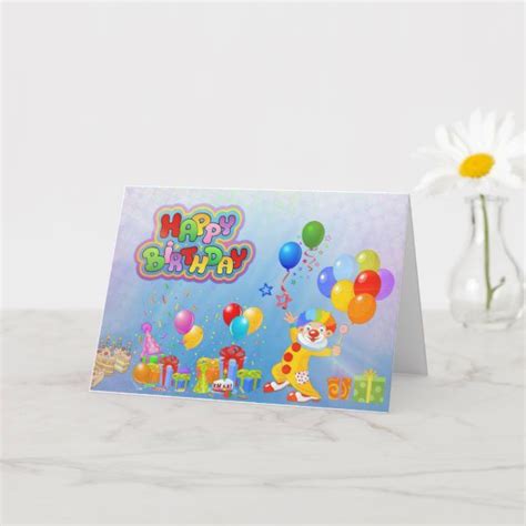 Multiple Language Birthday Wishing Card Happy Birthday
