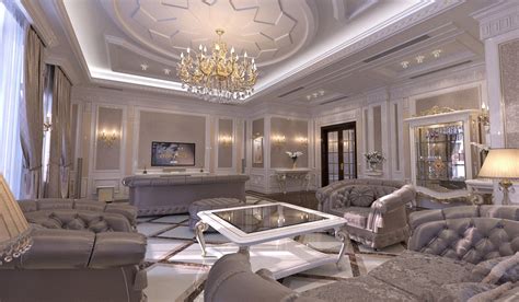 Vicworkstudio Living Room Interior Design In Elegant Classic Style