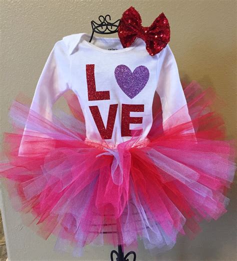Valentines Day Tutu Outfit Red And Pink Tutu Valentines Etsy