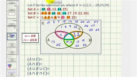 Union And Intersection Venn Diagram Hanenhuusholli