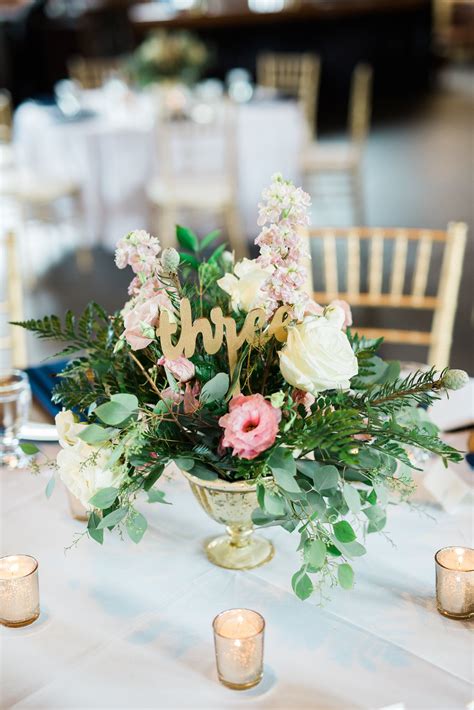 Gold Pink And White Wedding Diy Wedding Centerpiece Bloominous