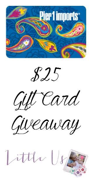 Out gift card balance directory is updated frequently, so check back often. Outdoor Oasis Playdate + Pier 1 Gift Card #Giveaway - Little Us | Gift card, Cards, Gift card ...