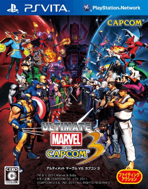 Ultimate Marvel Vs Capcom 3 Sony Playstation Vita 2012 Game