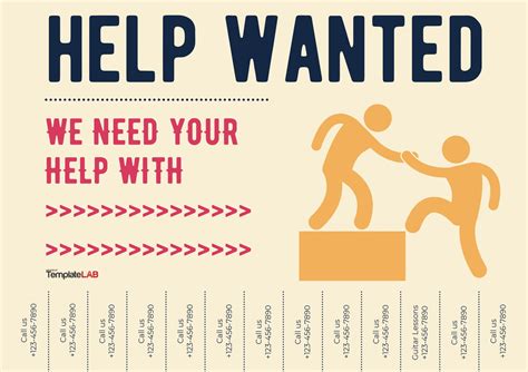 Help Wanted Flyer Template Free Printable Templates
