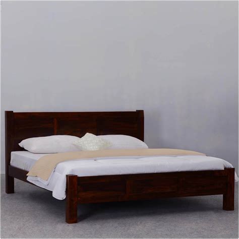 Rustic Mediterranean Solid Wood Modern Style Full Size Bed