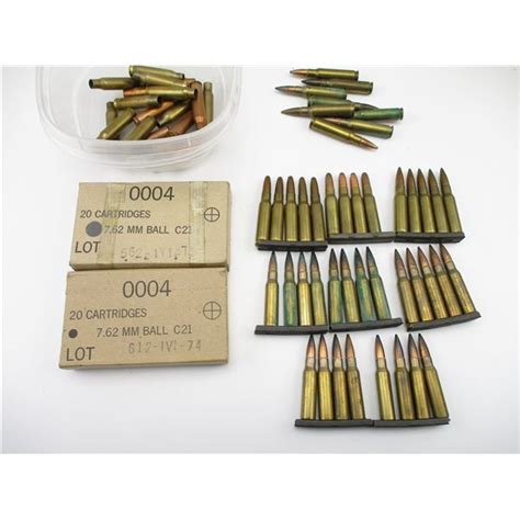 Military Assorted 762 Nato Ammo Switzers Auction And Appraisal Service