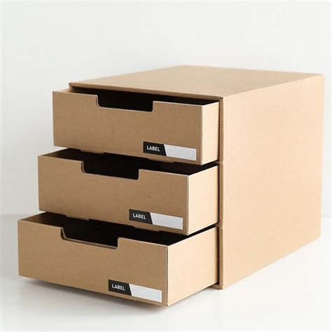 So when it comes to finding the right size of cardboard cartons, you need look no further. Japanese Type Paper Desktop Storage Box Drawer Type Office ...