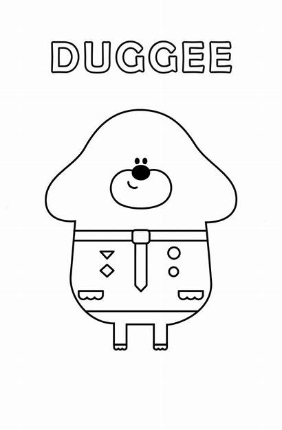 Duggee Hey Colouring Pages Coloring Sheets Birthday