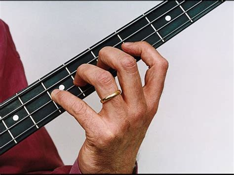 How To Position Your Left Hand For Bass Guitar Dummies