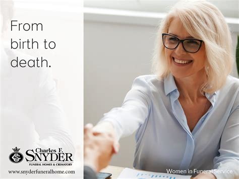 Women In Funeral Service Snyder Funeral Home Blog