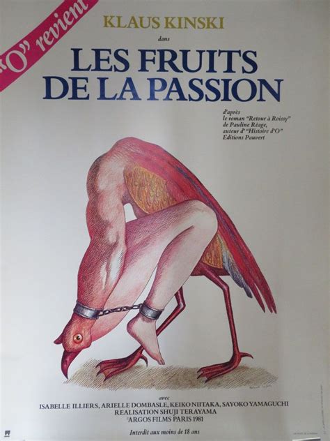 Les Fruits De La Passion 1981 By Shuji Terayama With