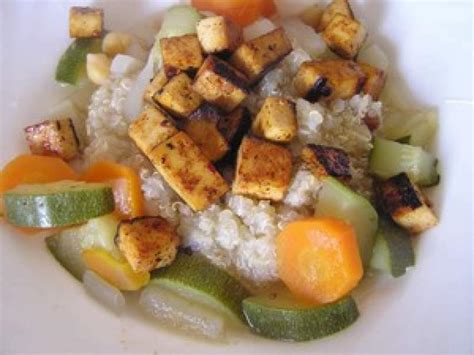 Couscous De Quinoa Au Tofu Et Aux Légumes Recette Ptitchef