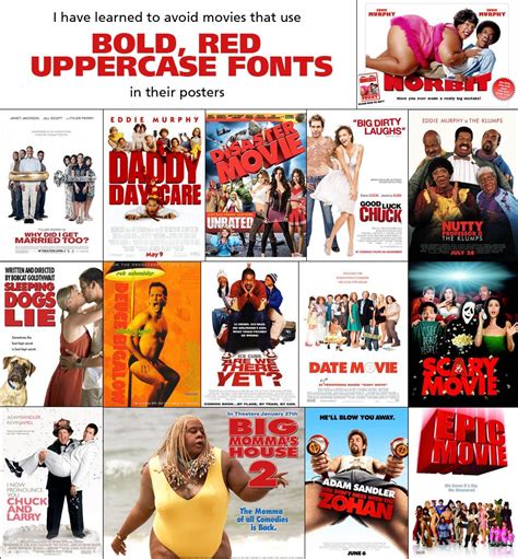 All of these have been well received and should provide hours of laughs. I've learned to avoid movies with bold, red uppercase ...