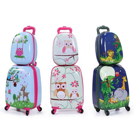 Lowestbest Lowestbest Kids Suitcase For Boys Girls 2pcs Kids