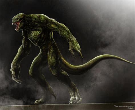 The Lizard Concept Art From The Amazing Spider Man