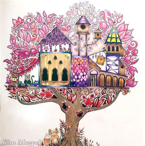 Featuring over 130 pages of stunning digital and traditional fantasy art, the enchanted forest also includes 14 exclusive art tutorials covering a variety of topics from digital painting, copic marker and traditional media to illustration prep, colour theory and much more! Johanna Basford's Enchanted Forest