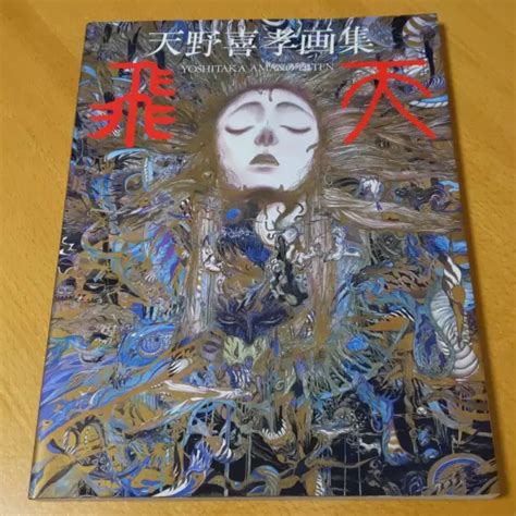 Yoshitaka Amano Art Book Hiten Final Fantasy Guin Saga Used 4100