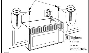Modify the cabinet over the stove to allow the duct to pass through by cutting holes on the top and bottom. remove - un-installing a microwave that does not have any ...