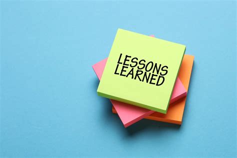 Lessons Learned - Reid & Dean