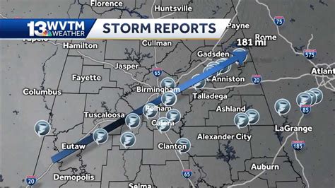 Nws Upgrades Three Tornadoes During March 25 Outbreak In Central Alabama