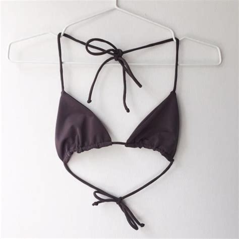 Asher Is Our New Classic Triangle Kini Top Perfect For Teeny Tiny Tan Lines Desert Grey