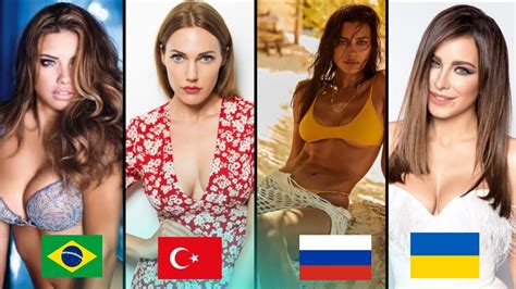 Top Countries With The Most Beautiful Sexiest Women In The World Youtube