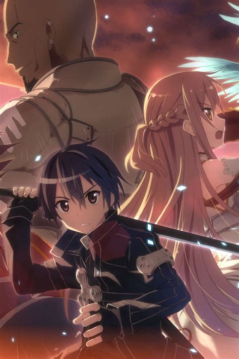 Sword Art Onlinekirito Iphone 4 Wallpaperasuna640×960 7 Kawaii