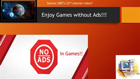 How To Enjoy Games Without Advertisements 1 Best Tip Youtube
