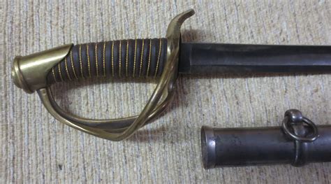 Antebellum To Civil War Era M1840 Heavy Cavalry Sword Old Wristbreaker