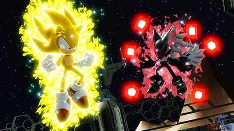 Super Sonic Vs Infinite Sonic Forces By Hunicrio On Deviantart