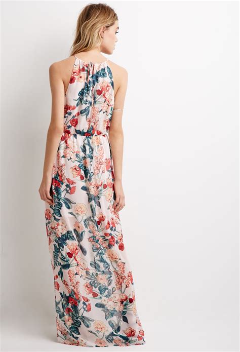 Lyst Forever 21 Floral Print Maxi Dress