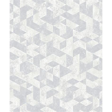 Grandeco Elune Geometric Triangle Metallic 3d Blocks Wallpaper En3502
