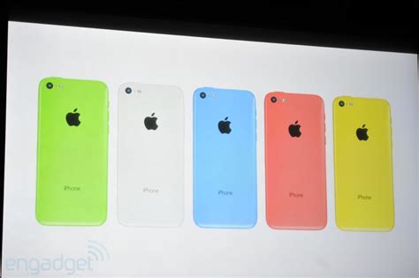 Apple Announces Colorful New Iphone 5c Featuring An All New Body Design