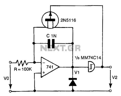 Voltage To Frequency Circuits Converter Circuits Nextgr
