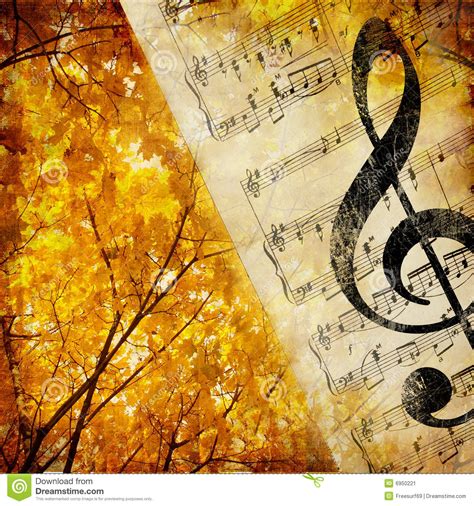 Autumn Music Stock Image - Image: 6950221
